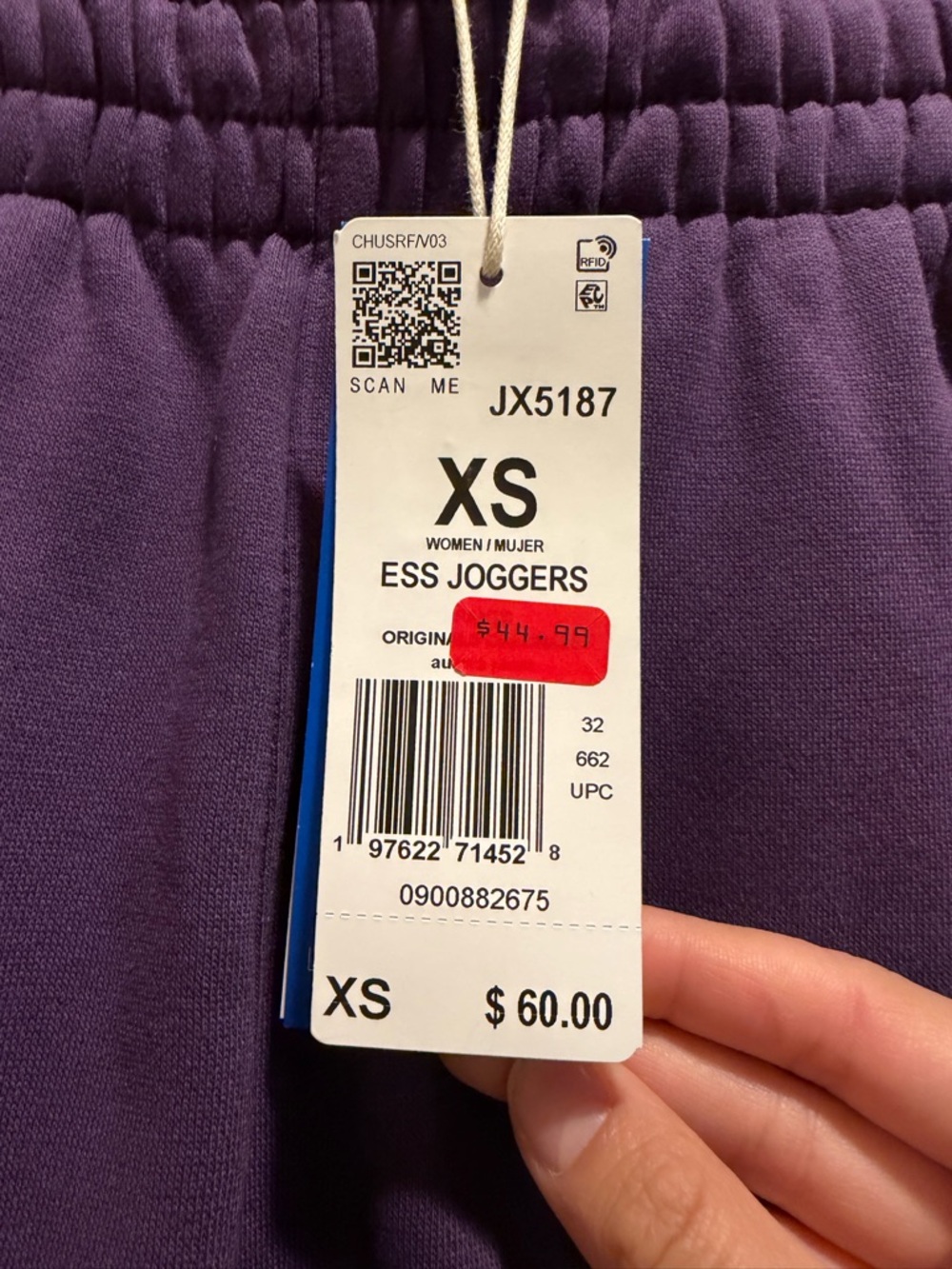 NWT SALE! adidas Originals Trefoil Essentials Fleece Pants - Picture 7 of 7